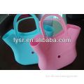 Beach candy bag silicone beach bag colorful silicone handbags fashion diamond silicone tote bags